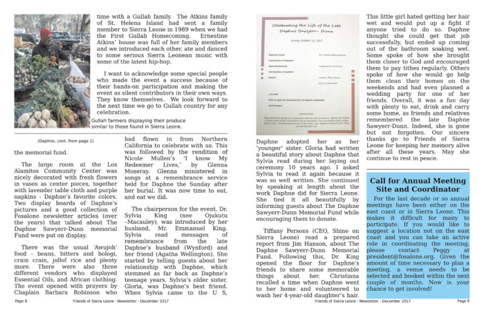 newsletter sample
