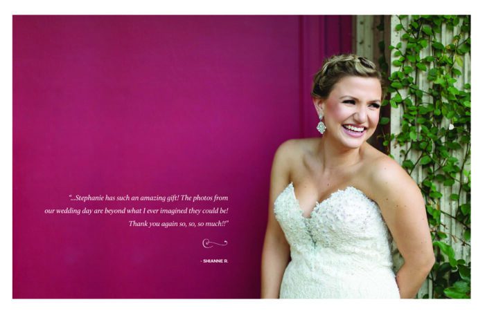 wedding sample booklet