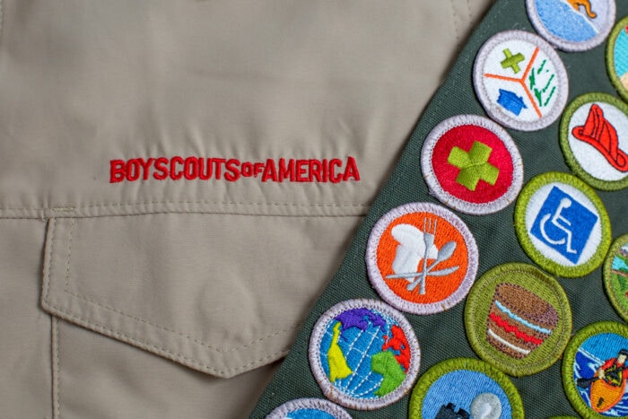 boy scout badges