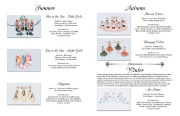 dance program booklet printing