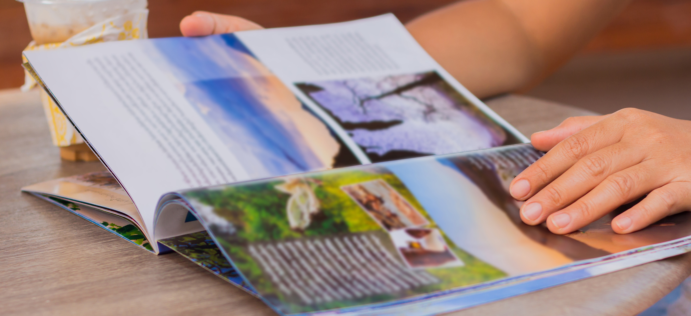 magazine spreads