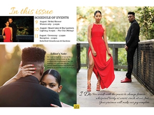 Wedding Program Booklet Printing: Spotlight on Jason and Phenella