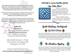 Color Program Booklet Printing: Spotlight on Martha Washington Quilters Guild