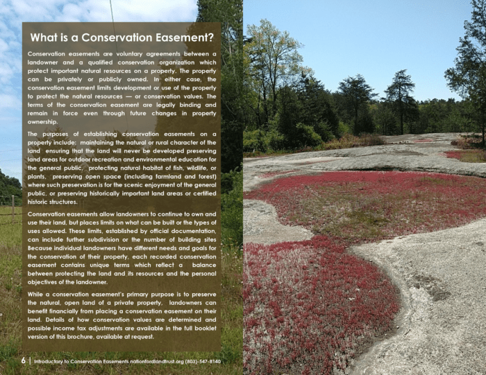 conservation booklet