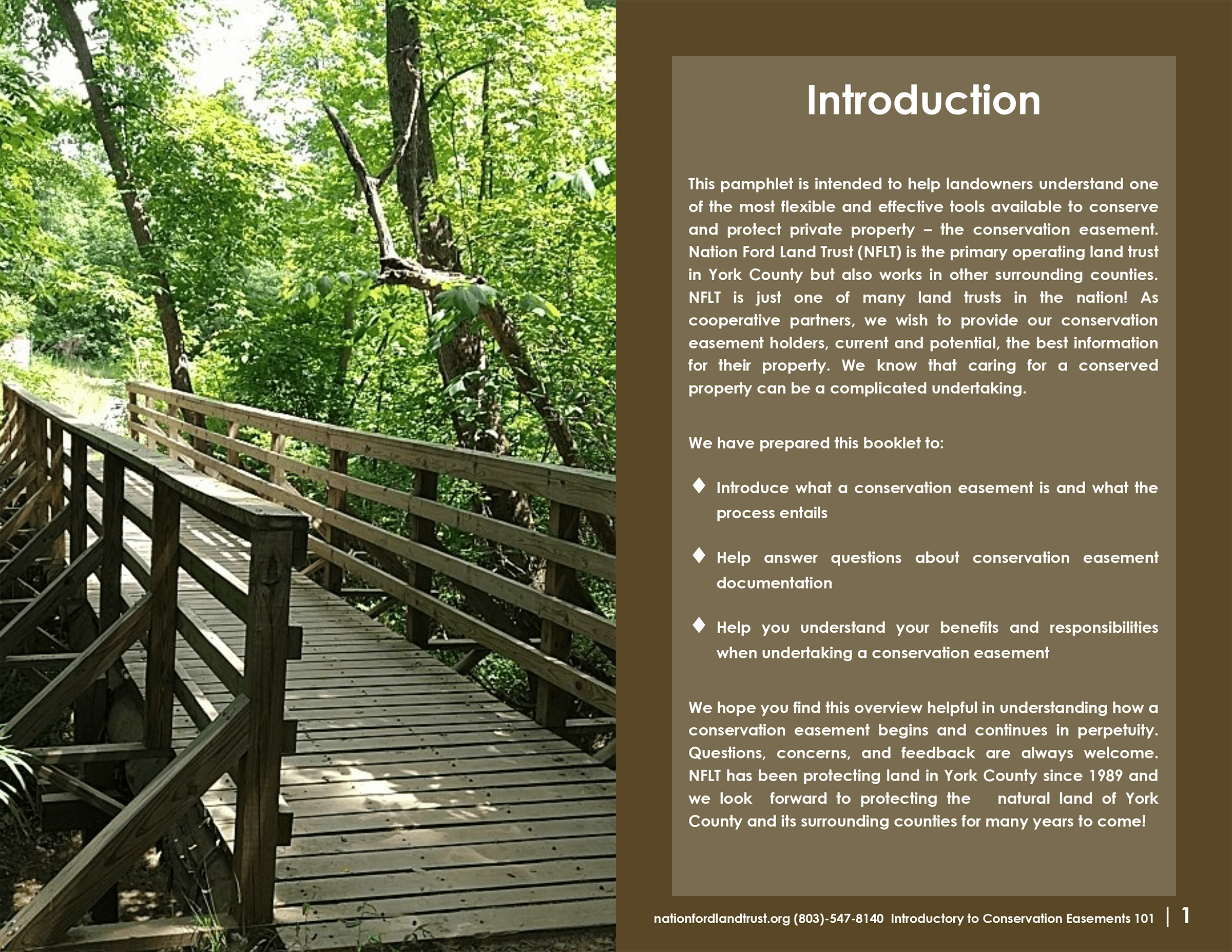 conservation booklet printing