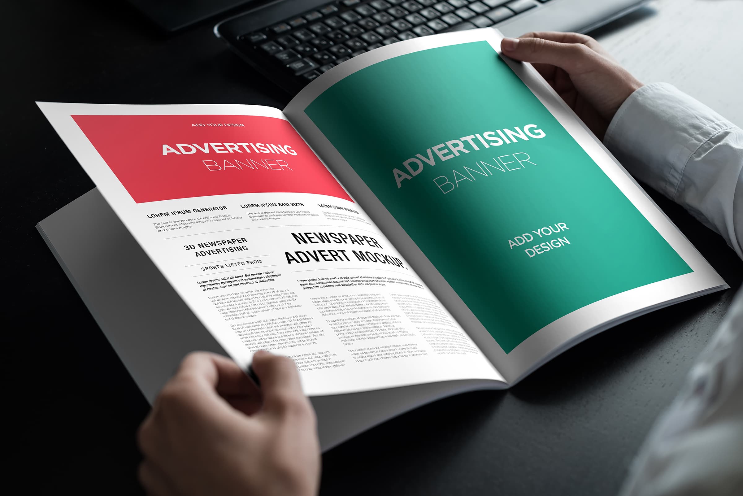 magazine advertising