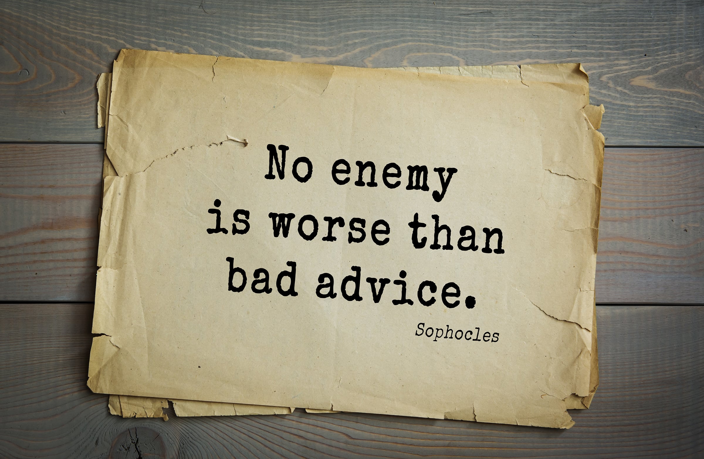 terrible writing advice